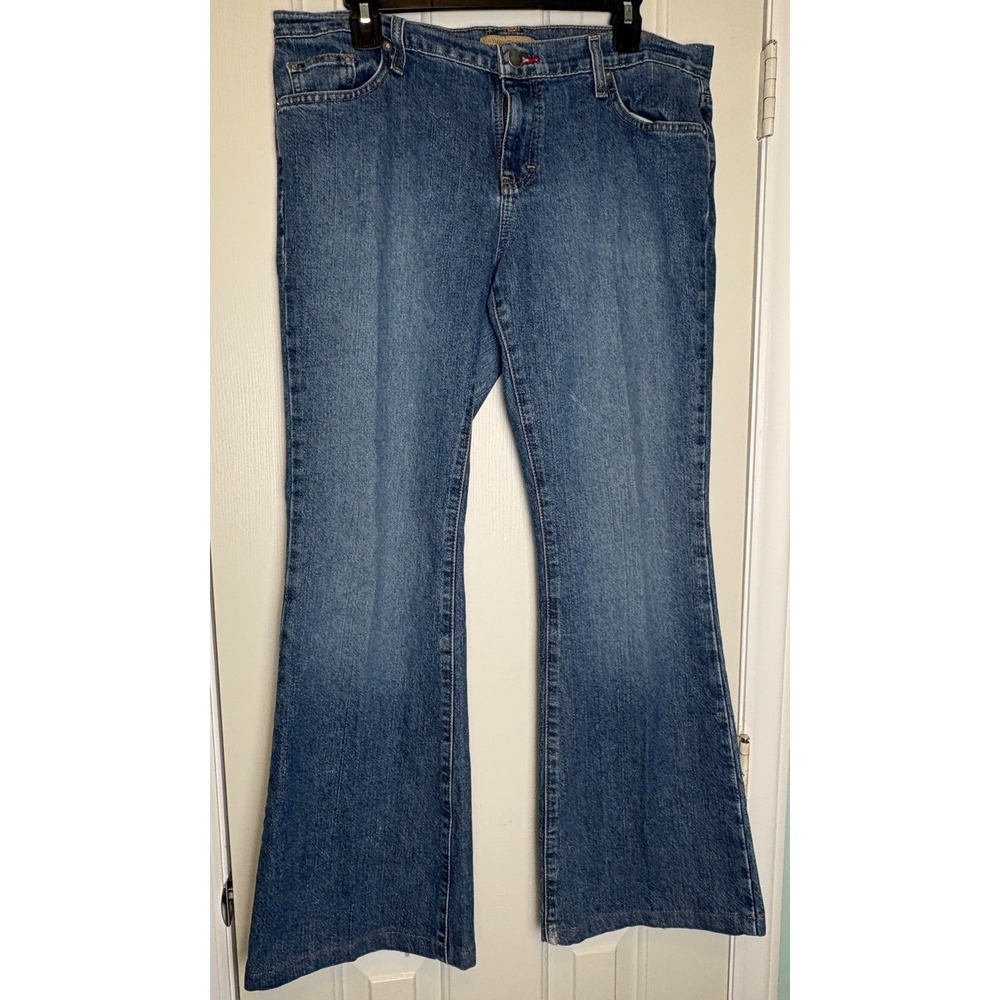 Tommy Jeans Y2K Flare Jeans Womens Size 13 Wide Leg Denim Vintage
